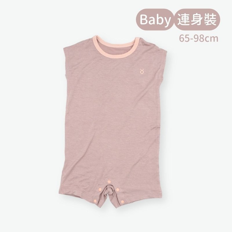 minihope's soft baby romper - lotus root color - เสื้อยืด - วัสดุอื่นๆ สีม่วง