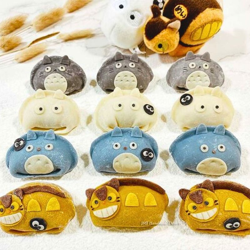 Totoro family shaped dumplings - Cuisine - Fresh Ingredients 