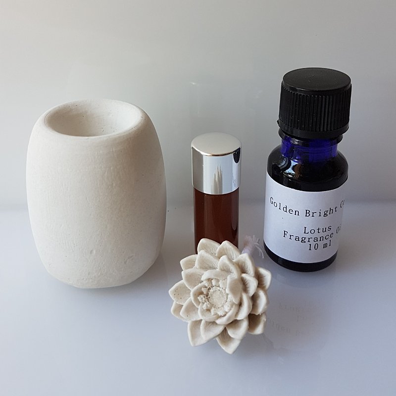 Lotus Aroma Stone - Fragrances - Other Materials White