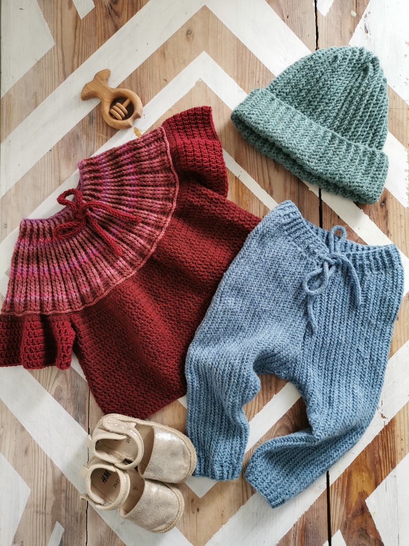 Naughty pants|baby pants crochet pattern|Leggings crochet pattern|new born - คอร์สงานฝีมือ/หนังสือคู่มือ - วัสดุอื่นๆ 