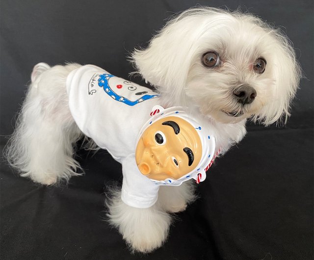 お面付 わんちゃん用ひょっとこTシャツ 犬 DOG わんこ