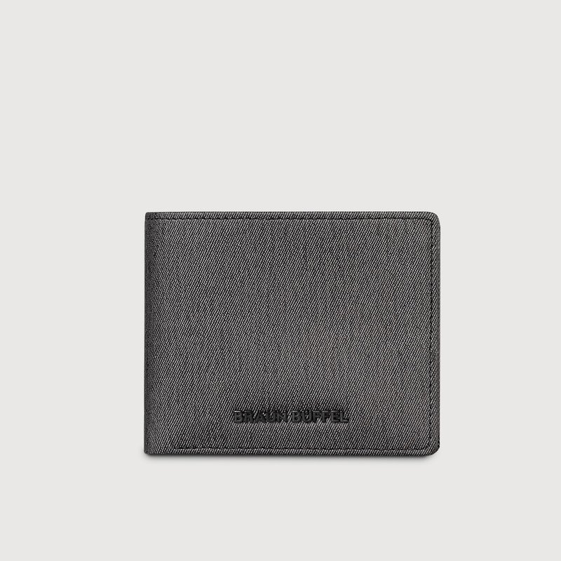 [Free gift bag] Nims 8 card men's clip-black/BF549-313-BK - กระเป๋าสตางค์ - หนังแท้ 