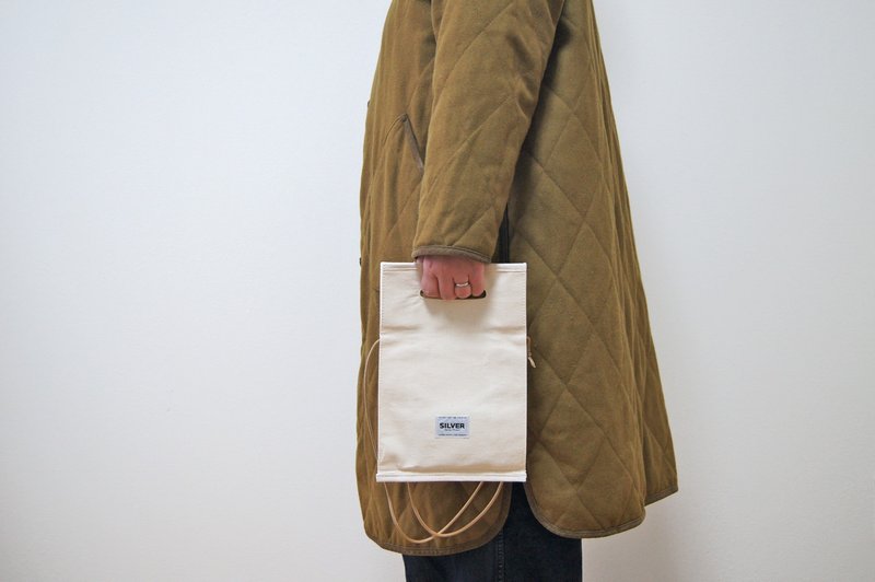 SNACK - Messenger Bags & Sling Bags - Cotton & Hemp White