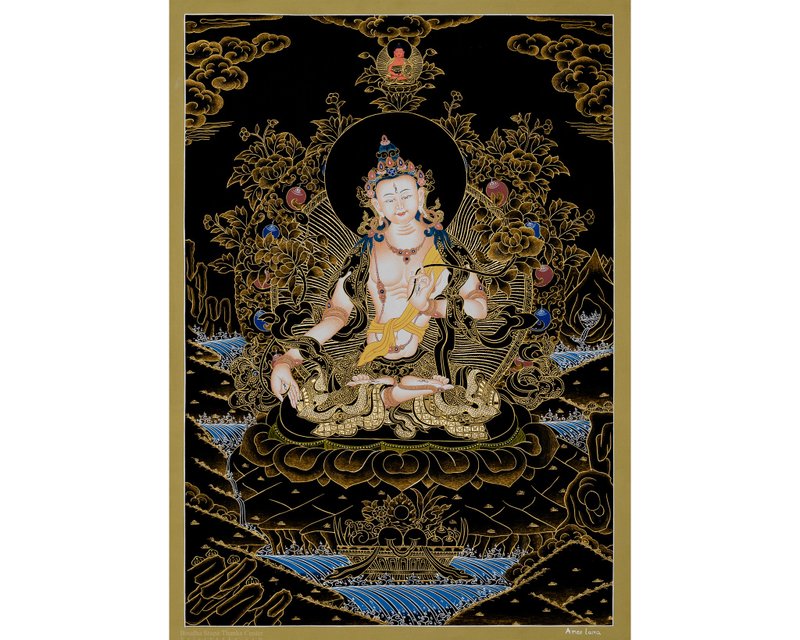 白度母唐卡 | 西藏唐卡藝術家居裝飾 - 壁貼/牆壁裝飾 - 其他材質 多色