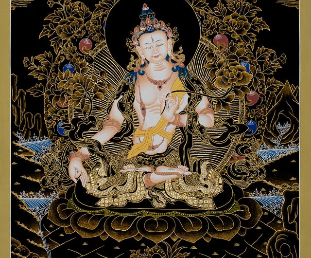 ホワイトターラ タンカ | 家庭装飾用のチベットタンカアート