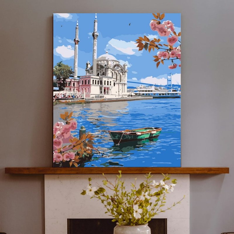 Hanami Türkiye Creative Digital Oil Painting [Landscape Painting] - วาดภาพ/ศิลปะการเขียน - วัสดุอื่นๆ 