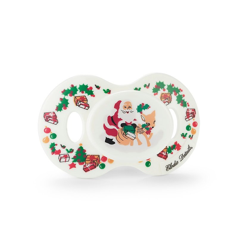 Elodie Details Pacifier Oh Deer Santa - Other - Silicone White