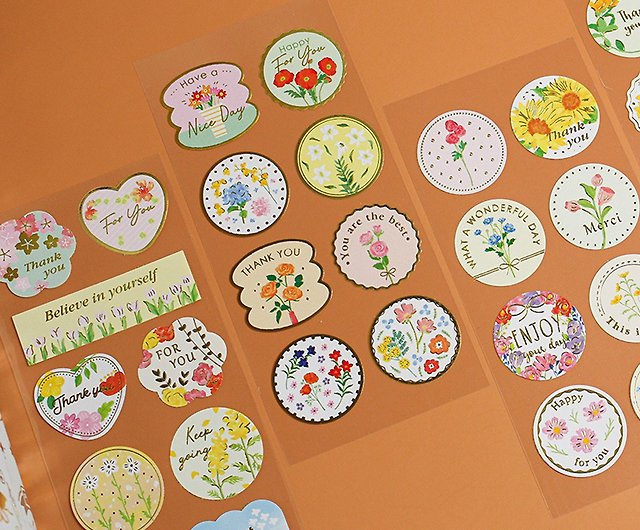 Chuyu gift decoration pocket stickers/pocket decoration materials/DIY  decoration/envelope seal stickers - Shop Chu Yu Culture Stickers - Pinkoi