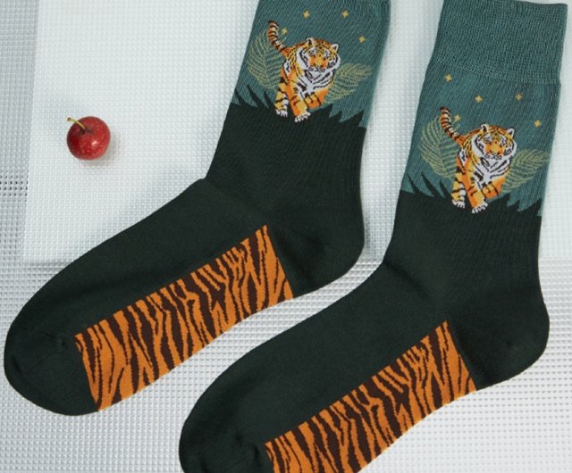 Lucky bag year of the tiger tiger tiger wind cotton socks combed