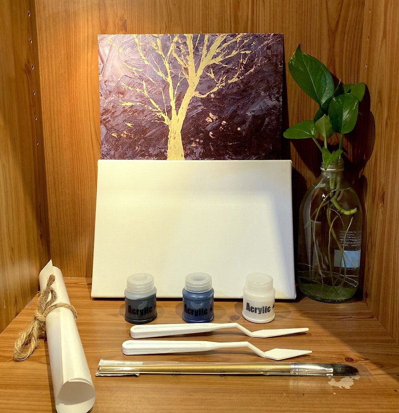[Online Experience] Oil Painting House DIY Package-winter (Winter)