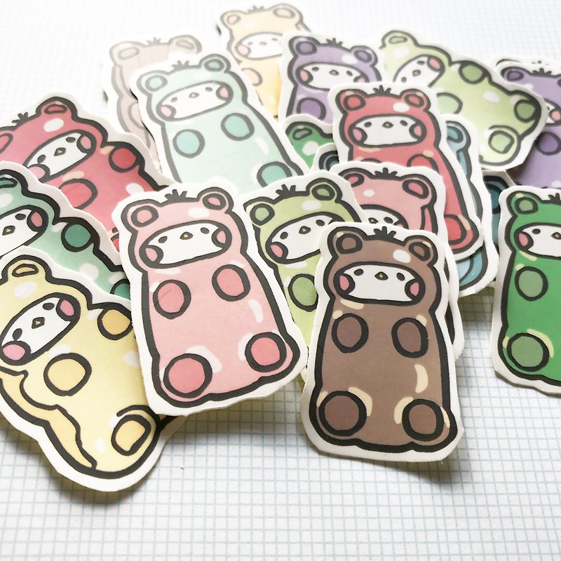 Gummy bear stickers - Stickers - Paper Multicolor