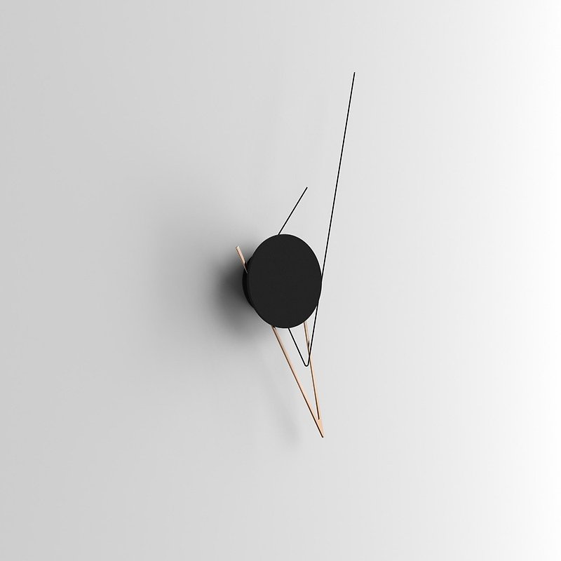 Silo Clock-剪影鐘-玫瑰金色 - 時鐘/鬧鐘 - 其他金屬 多色