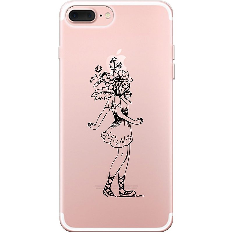 New series - [flowers and women] - Yang Shu Ting -TPU phone protection shell "iPhone / Samsung / HTC / LG / Sony / millet / OPPO", AA0AF173 - Phone Cases - Silicone Black