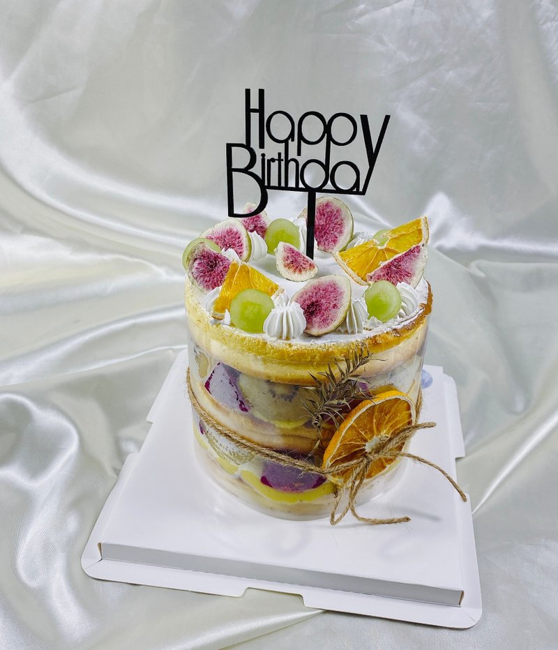 水果裸 蛋糕 生日蛋糕 客製化 甜點 彌月 婚禮 母親節 6 8吋宅配 - 蛋糕/甜點 - 新鮮食材 紅色