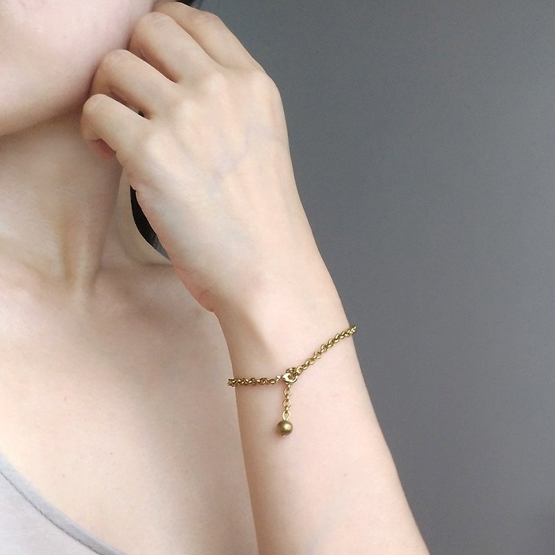 b001- grown - Bronze Bracelet - Bracelets - Copper & Brass Gold