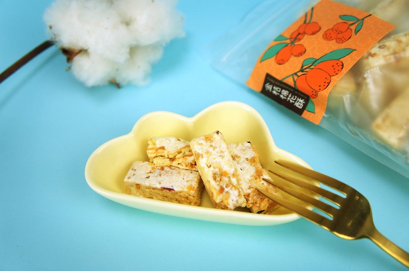 [afternoon snack light] sweet and sour kumquat cotton crisp - big bag / gift cloud tray - ของคาวและพาย - อาหารสด สีน้ำเงิน