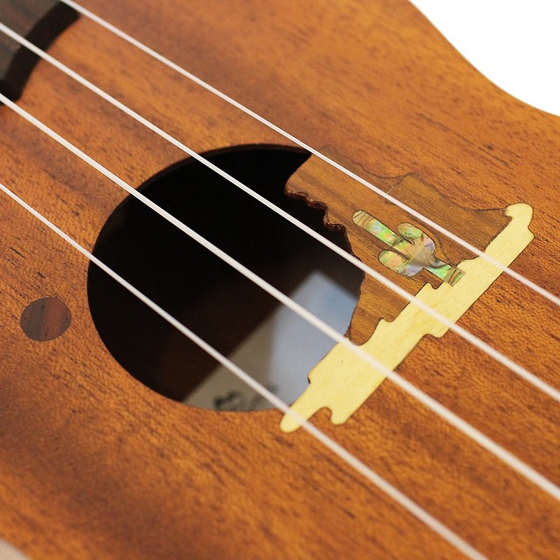 23インチWukeliliマウントデザートマウンテンマホガニーのデザイナーシリーズCACTUSマホガニーコンサートウクレレ - ギター・楽器 - 木製 ブラウン
