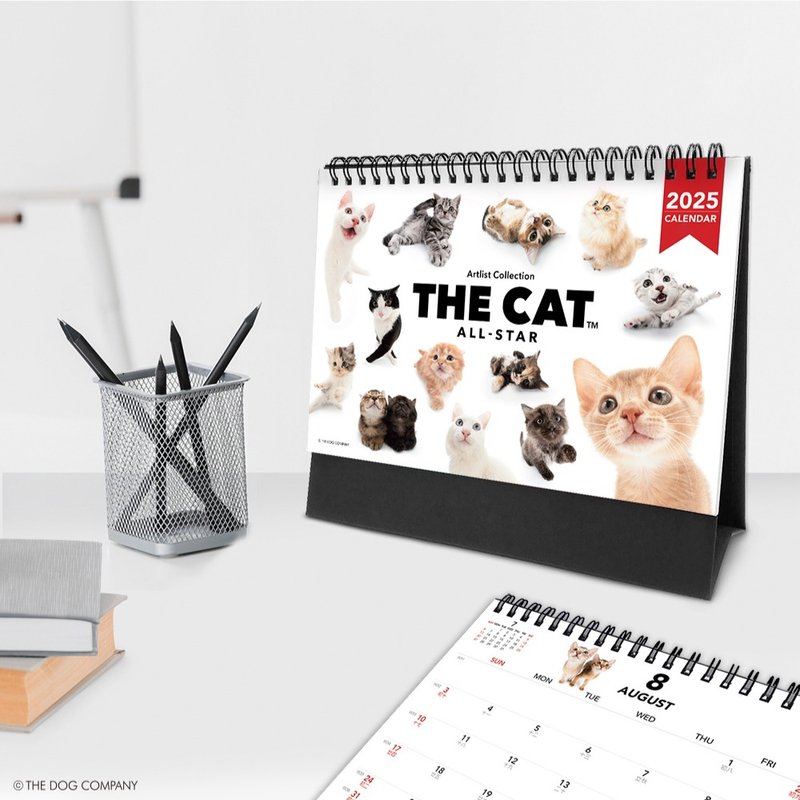 JzFun / THE CAT 2025 Desk Calendar - ปฏิทิน - กระดาษ 