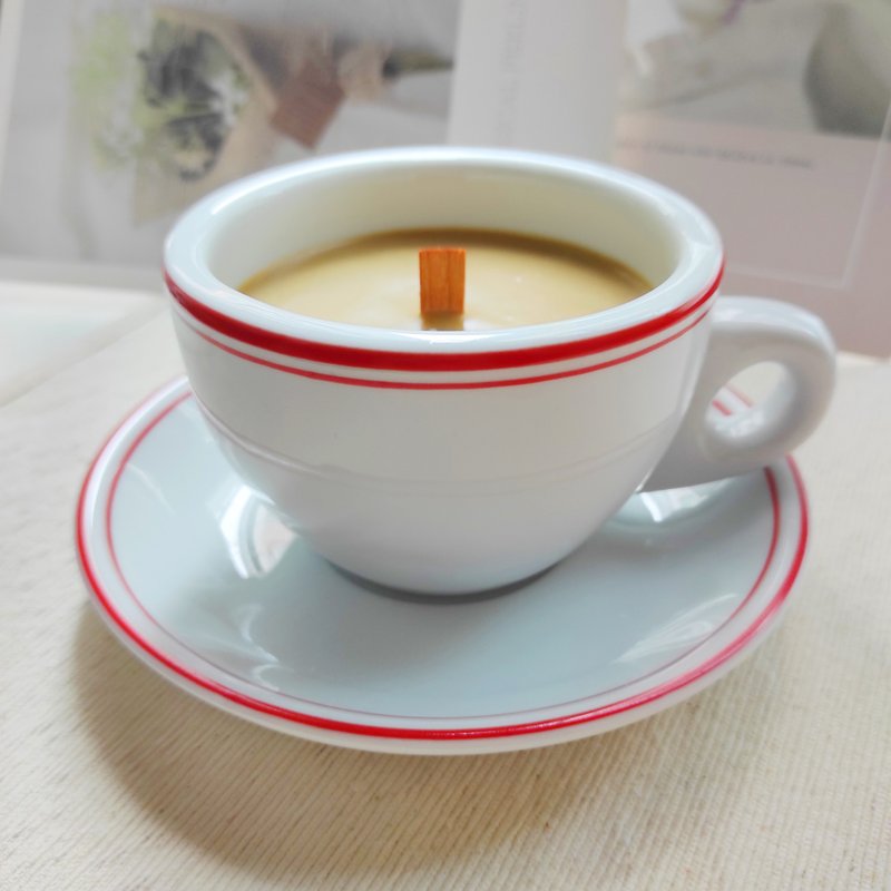 香港手信 - 茶餐廳咖啡蠟燭 - 香氛蠟燭/燭台 - 蠟 咖啡色