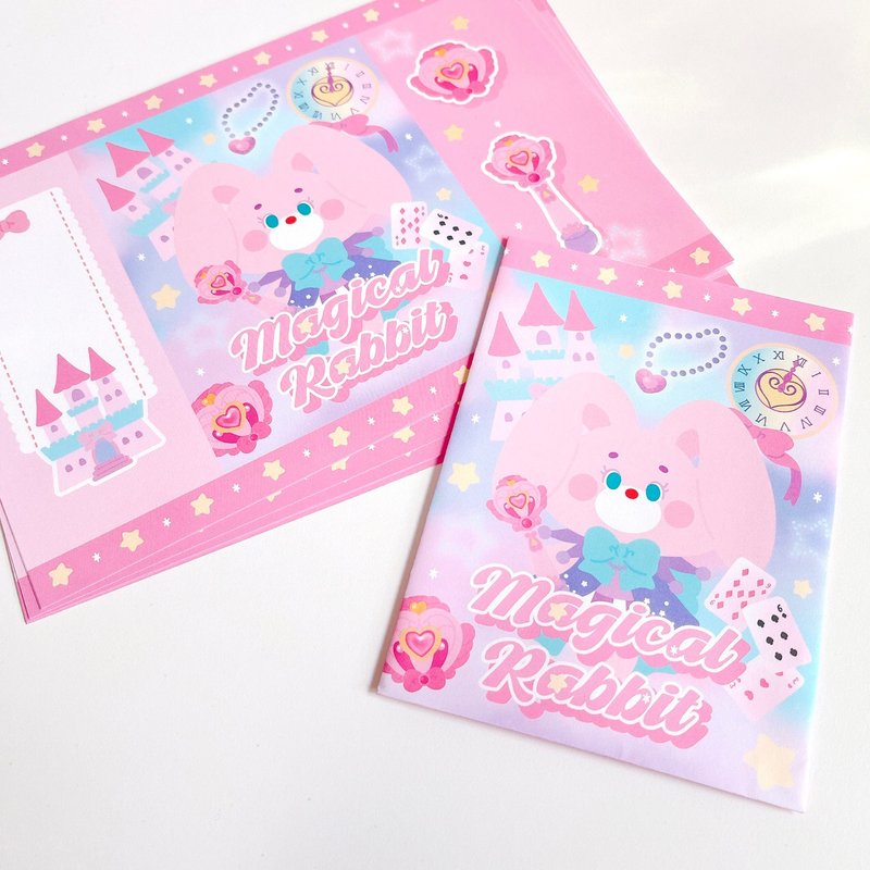 Jejemunbang9 Magical rabbit wrapping paper 50sheets - วัสดุห่อของขวัญ - กระดาษ 