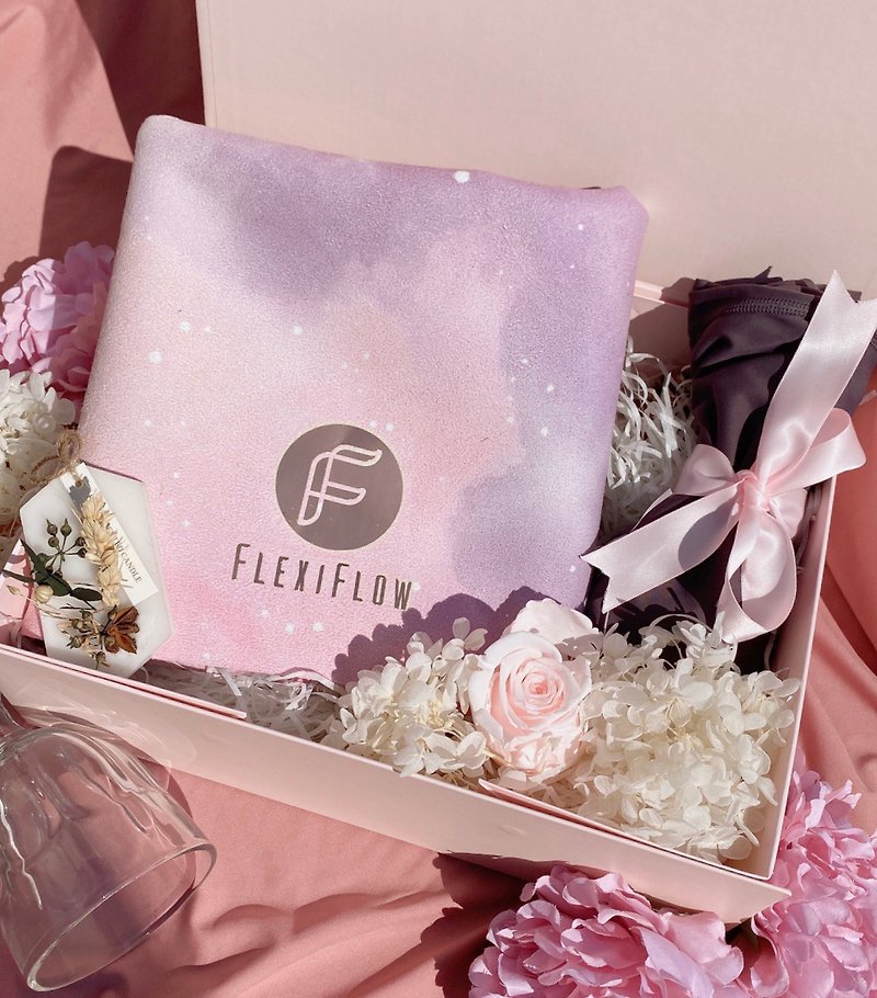 【Starting Yoga Life】- Flexiflow Flower Blossom Good Luck Yoga Mat Vest Gift Box