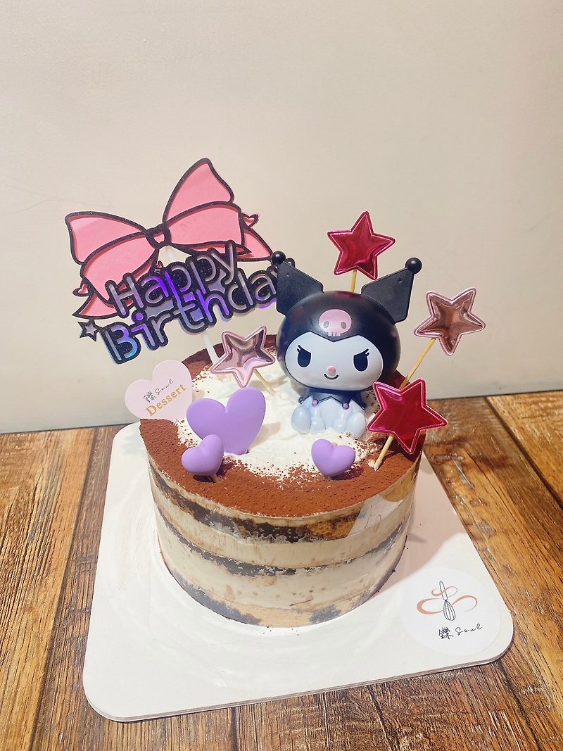 Kuromi Tiramisu Customized Cake Dessert Cake Birthday Cake Customized Dessert - เค้กและของหวาน - อาหารสด 