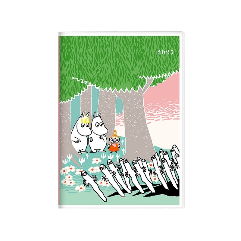 [MOOMINx Japan SUN-STAR] B6 monthly planner-- - สมุดบันทึก/สมุดปฏิทิน - กระดาษ 