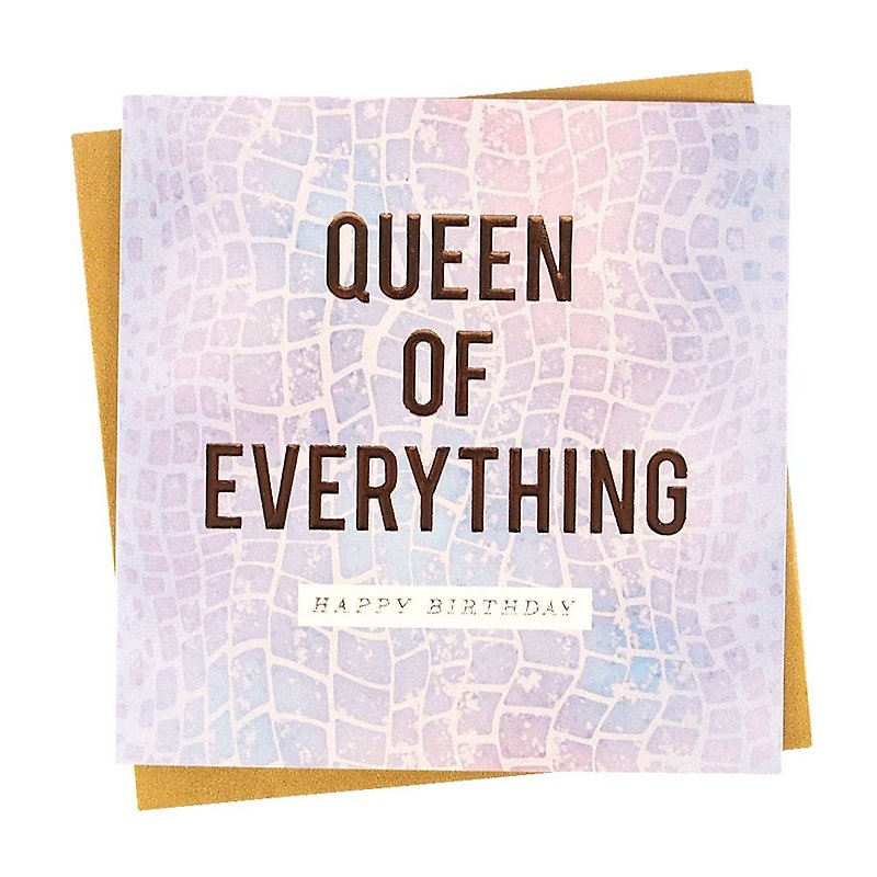 今日は女王になるのはあなた次第です [クレア・マディコット・ウィメンズ・シリーズ - 誕生日の願い] - カード・はがき - 紙 多色