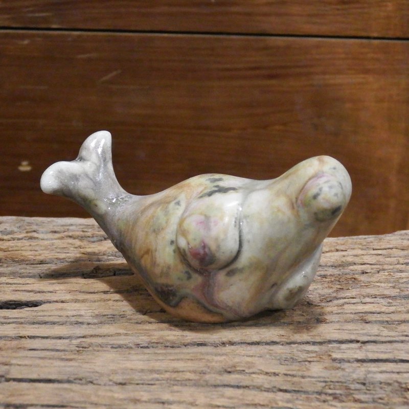 Wood-fired seal figurine pottery/tea pet/cover - ตุ๊กตา - ดินเผา สีทอง