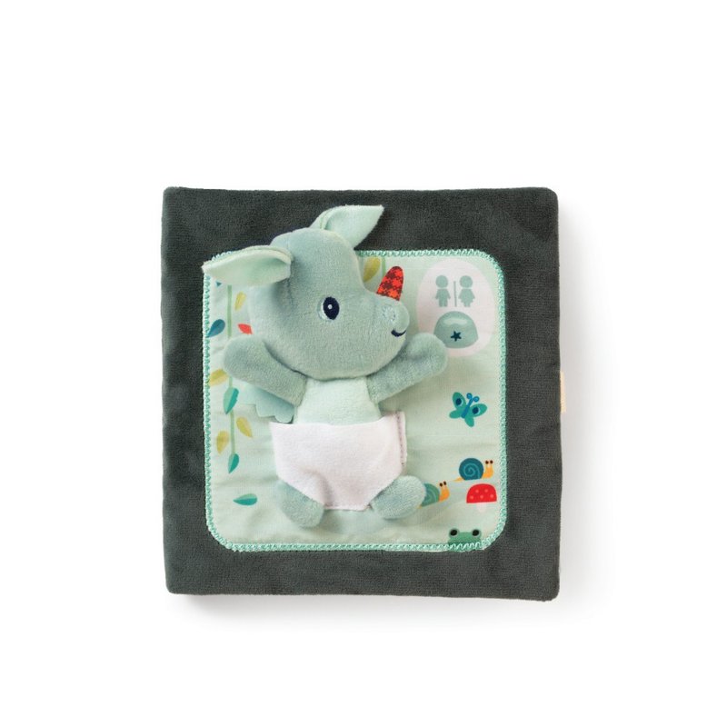 【比利時Lilliputiens】生活布書-喬不想包尿布 - 兒童繪本/故事書 - 聚酯纖維 