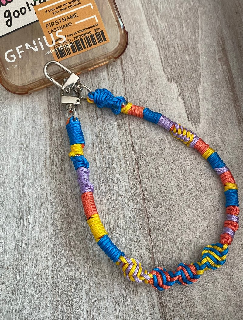 Multi-color comprehensive braided mobile phone lanyard style A - เชือก/สายคล้อง - เส้นใยสังเคราะห์ หลากหลายสี