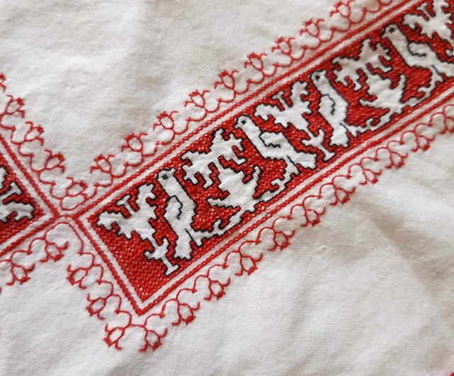 BajuTua /ヴィンテージ/東欧民族の手刺繍ブラウス - ショップ