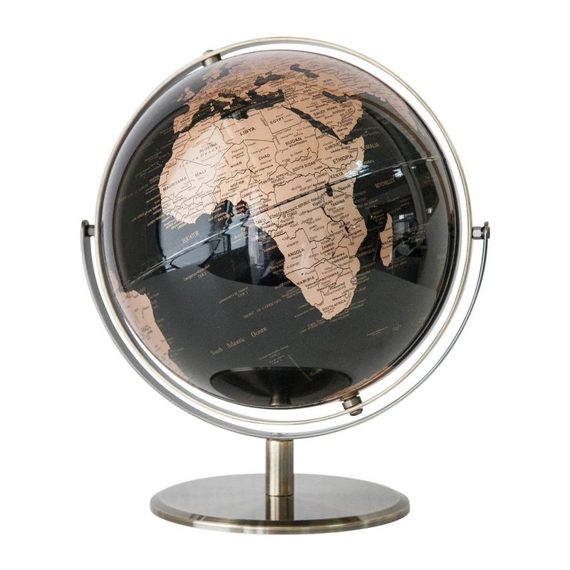 SkyGlobe 10吋精緻深藍色360度旋轉地球儀(英文版) - 擺飾/家飾品 - 塑膠 藍色