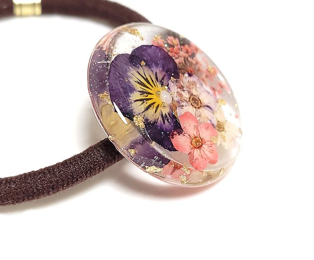 押し花ヘアゴム 楽天市場】押し花ヘアゴム 押し花 フラワー 花 髪留め ヘア