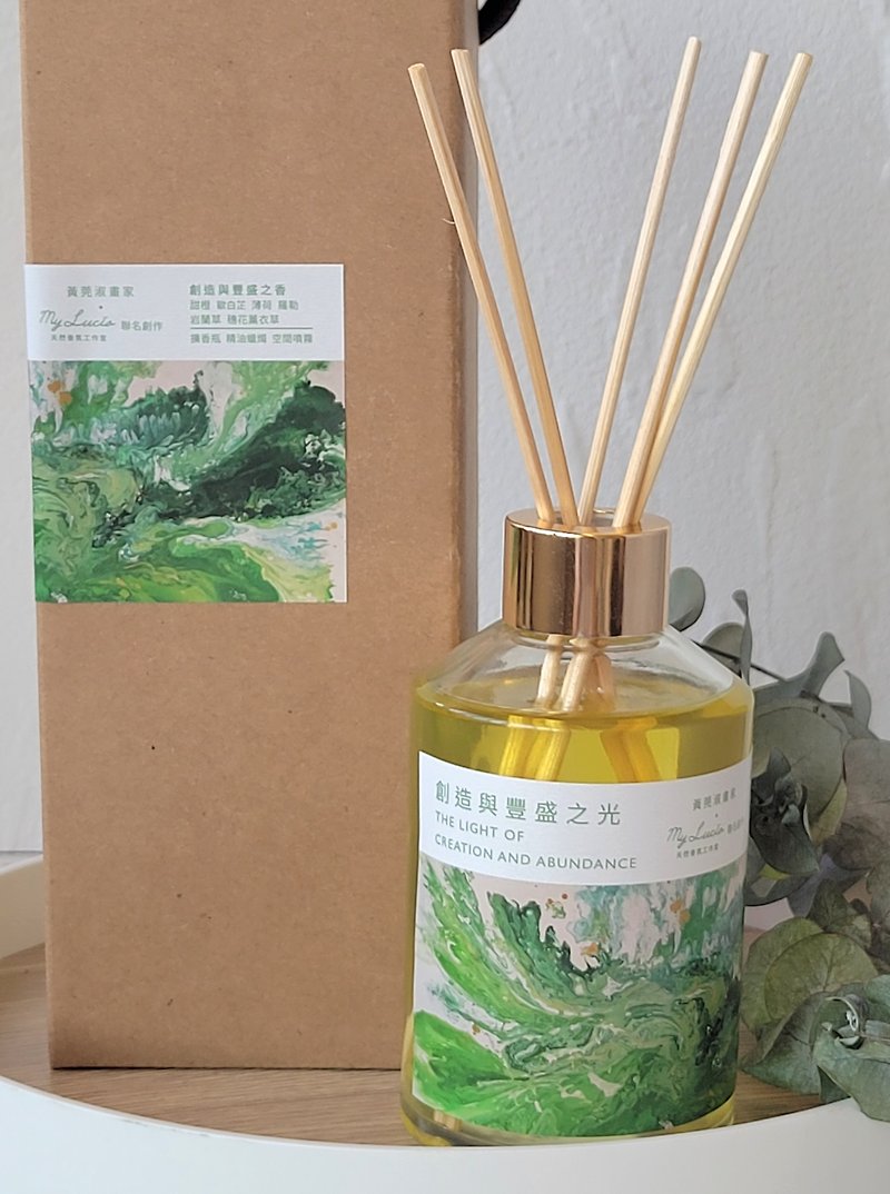 Chakra Light - Creation and Abundance Aroma Diffuser - Fragrances - Essential Oils Green