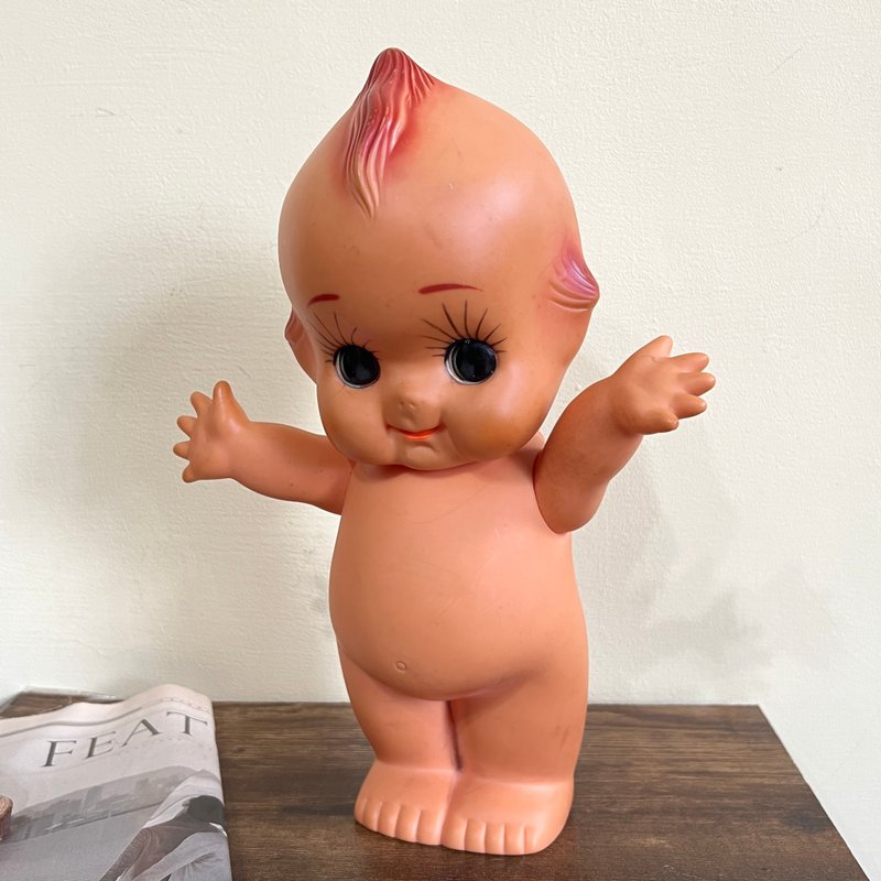 日本Kewpie 焦糖Q比娃娃30公分 - 公仔/玩偶 - 其他材質 咖啡色