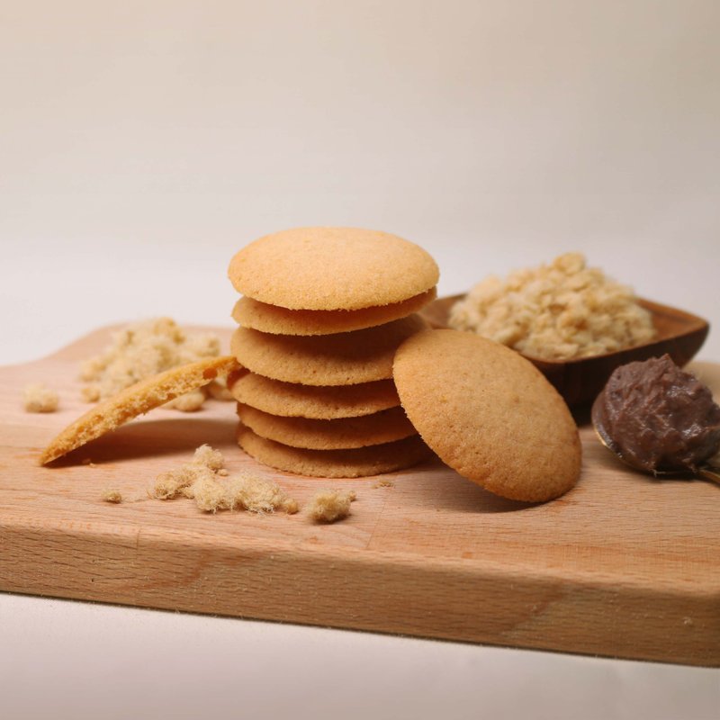 【Farewell Gift】Shrimp Paste and Chilli Pork Floss Crispy Cookie - Handmade Cookies - Fresh Ingredients Transparent