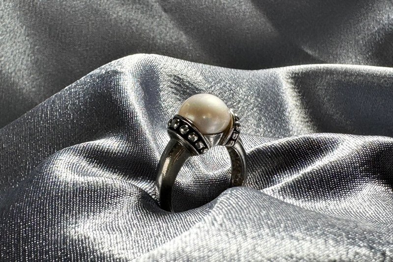 【CRUXART】Western Jewelry-Luxury Pieces-Meet Zhenxin-1980s United States- Silver Ring - แหวนทั่วไป - เงินแท้ สีเงิน