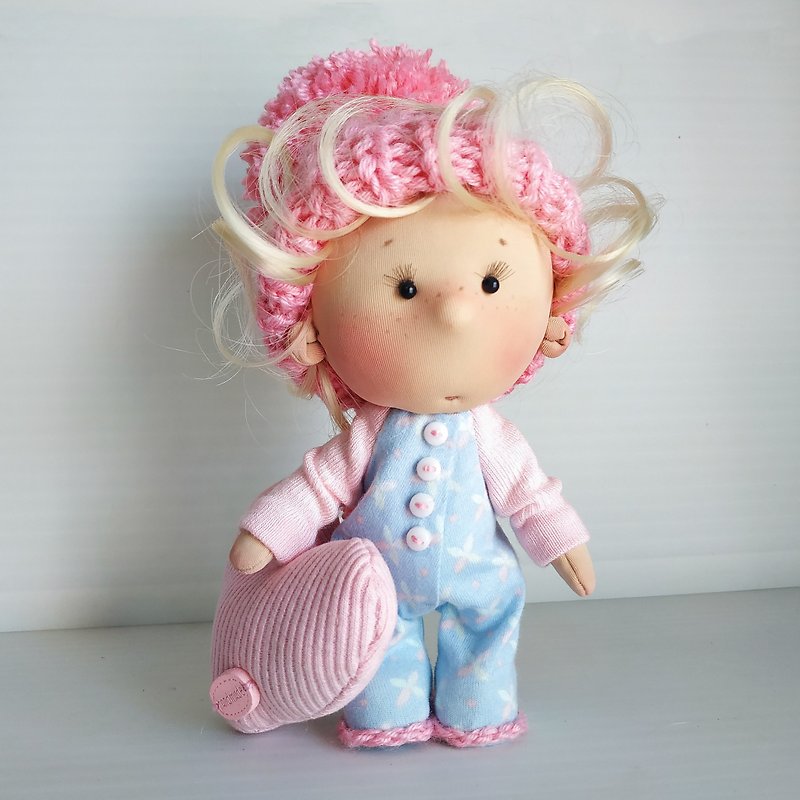 Baby Doll sewing tutorial PDF. Soft sculpture doll DIY - คอร์สงานฝีมือ/หนังสือคู่มือ - วัสดุอื่นๆ 