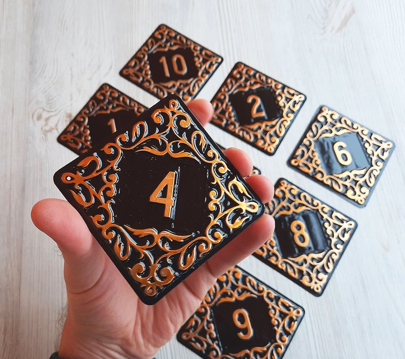 Soviet decorative black number sign 4 - apartment room door number plate vintage - Doorway Curtains & Door Signs - Other Metals Black