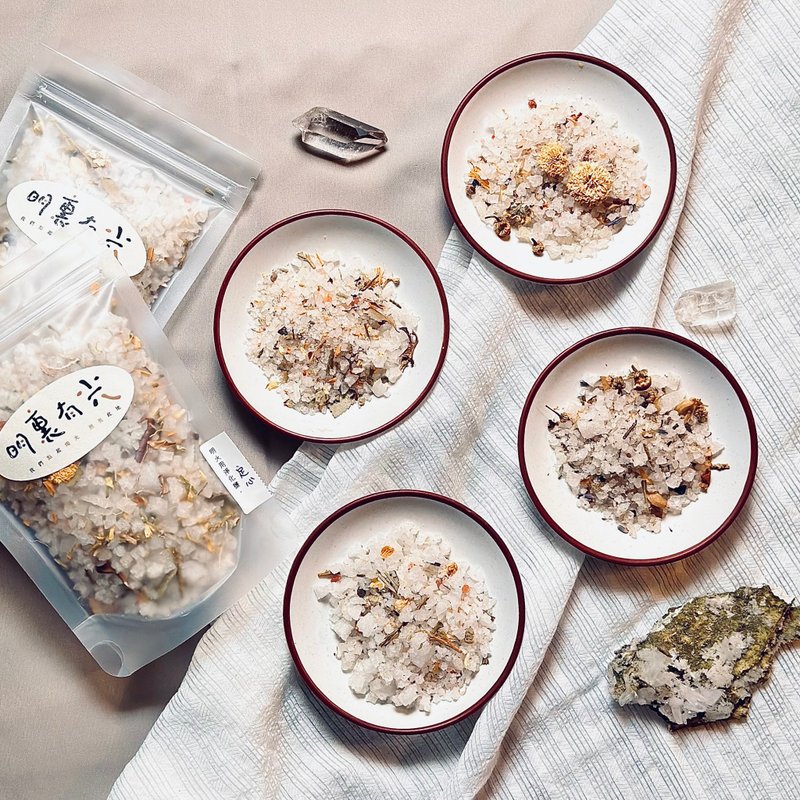 【明裏有光】明火用淨化鹽 | 共四款 - 香薰/精油/線香 - 精油 白色