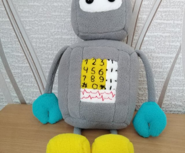 ロボットの手作りの子供のおもちゃ