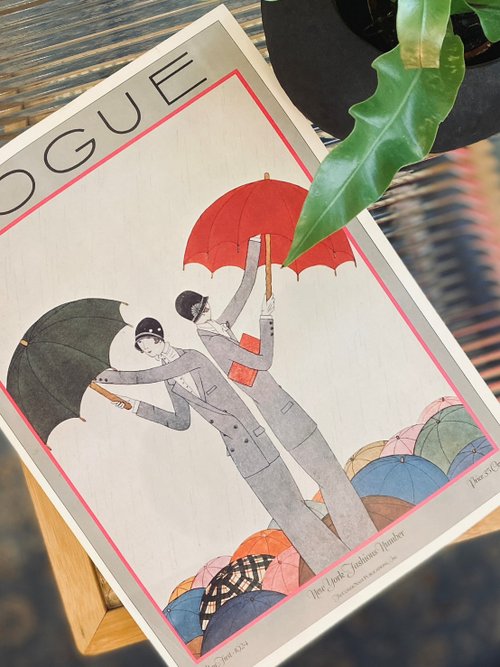 VOGUE 壁掛け 1924 アンティーク ヴィンテージ 雑誌 表紙 木製 VOGUE 壁掛け 1924 アンティーク ヴィンテージ 雑誌 表紙 木製