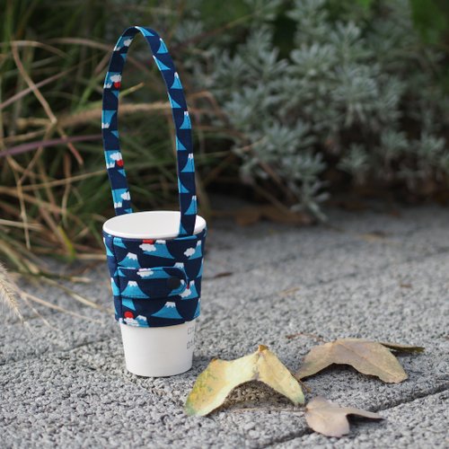 Beverage Cup Holder Eco-friendly Cup Holder Bag-Mount Fuji (Black), Japan -  Shop a Smiler Beverage Holders & Bags - Pinkoi