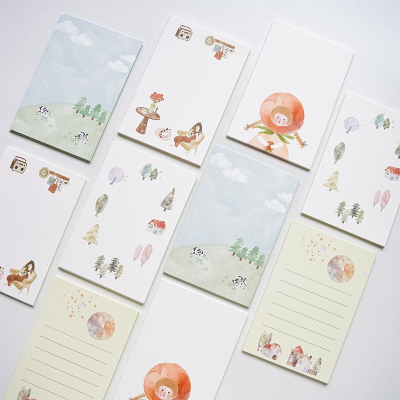A7/M5 鹽繫手帳便簽內頁素材 - 紙膠帶/和紙/PET - 紙 多色