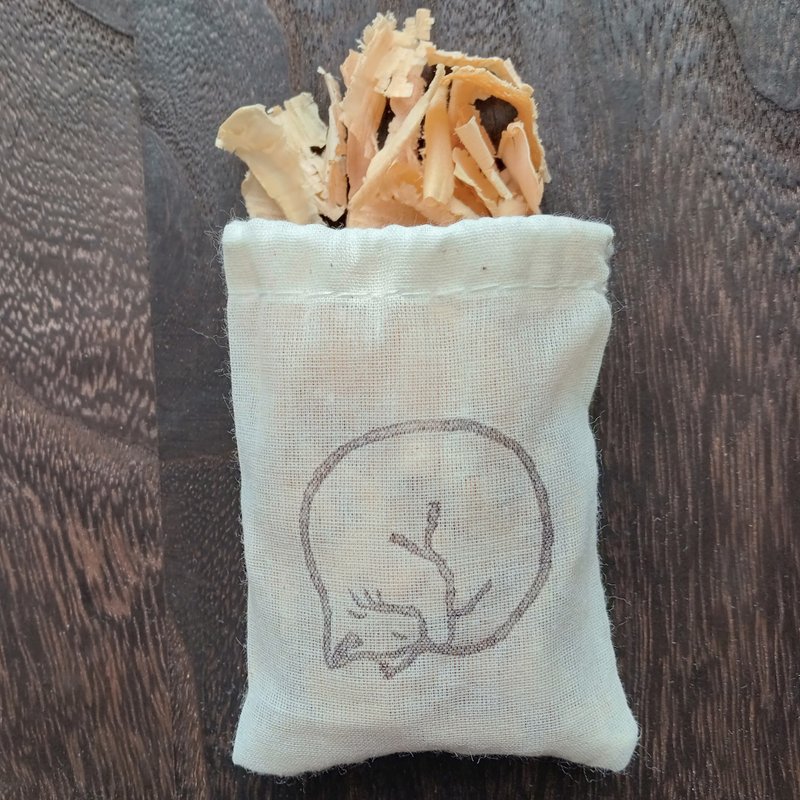 青森 Hiba 香囊 5 件套 Hiba 貓 香薰 除濕除臭寵物驅蟲劑 - 居家收納/收納盒/儲物盒 - 棉．麻 白色