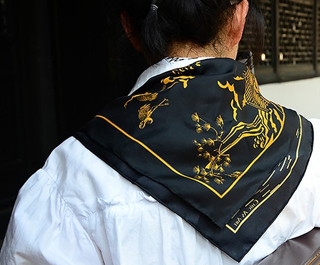Art of Silk アート・オブ・シルク シルクスカーフ 昭和レトロかわいい 通販