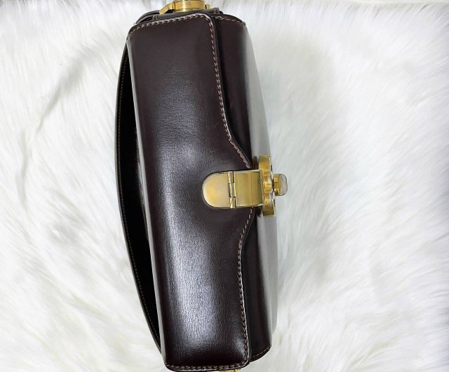 Gucci Vintage Box Shoulder Bag Black