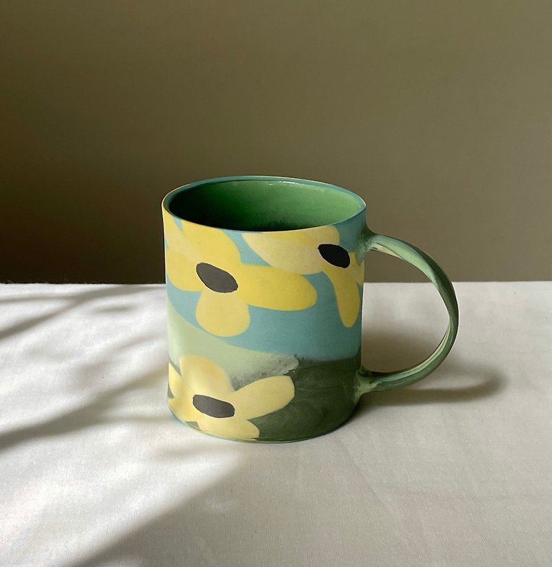 野花咖啡杯 - 咖啡杯 - 瓷 