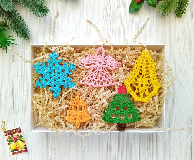 クリスマスデコレーションセット 4x クリスマス キャンディケイン オーナメント クリスマスツリー